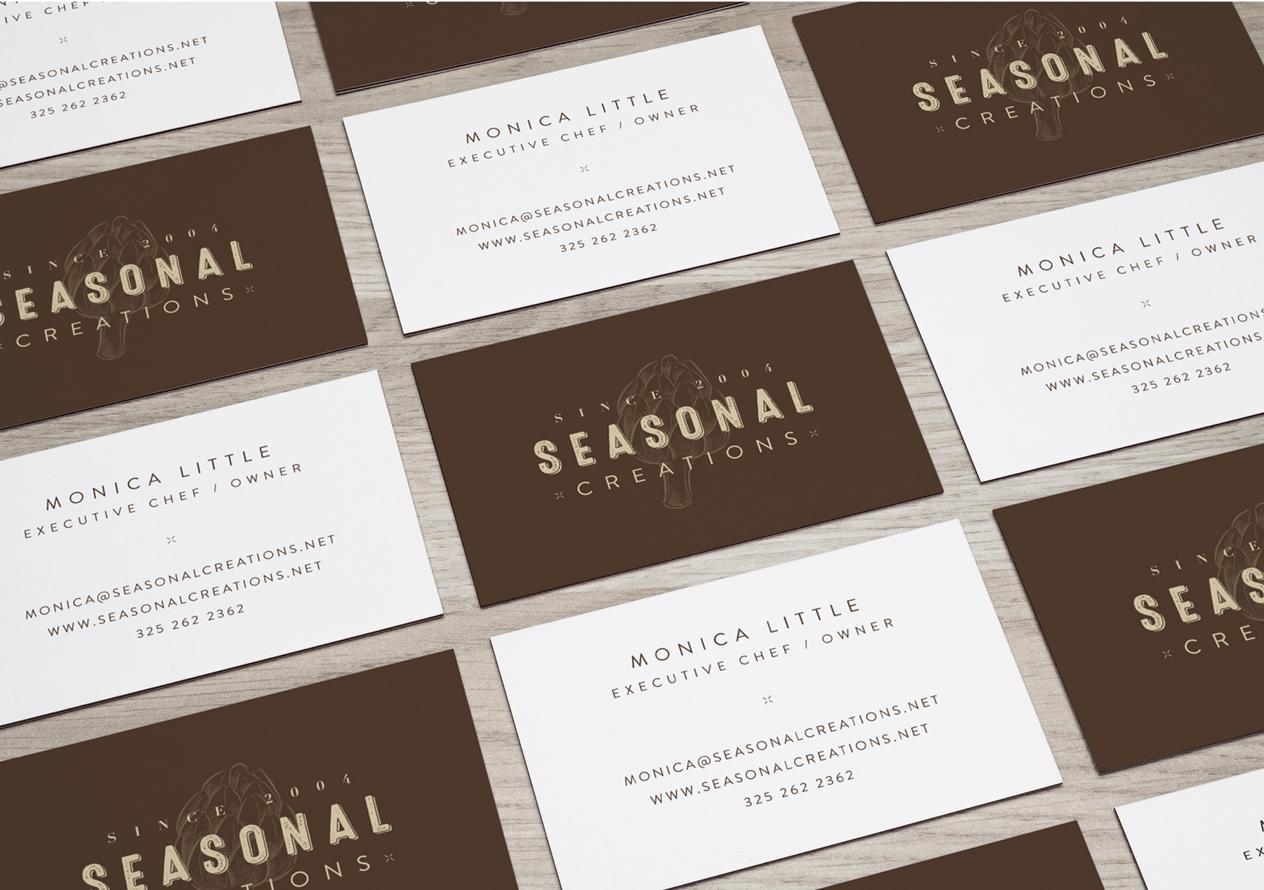 LDD WORK Seasonal Creations Business Cards